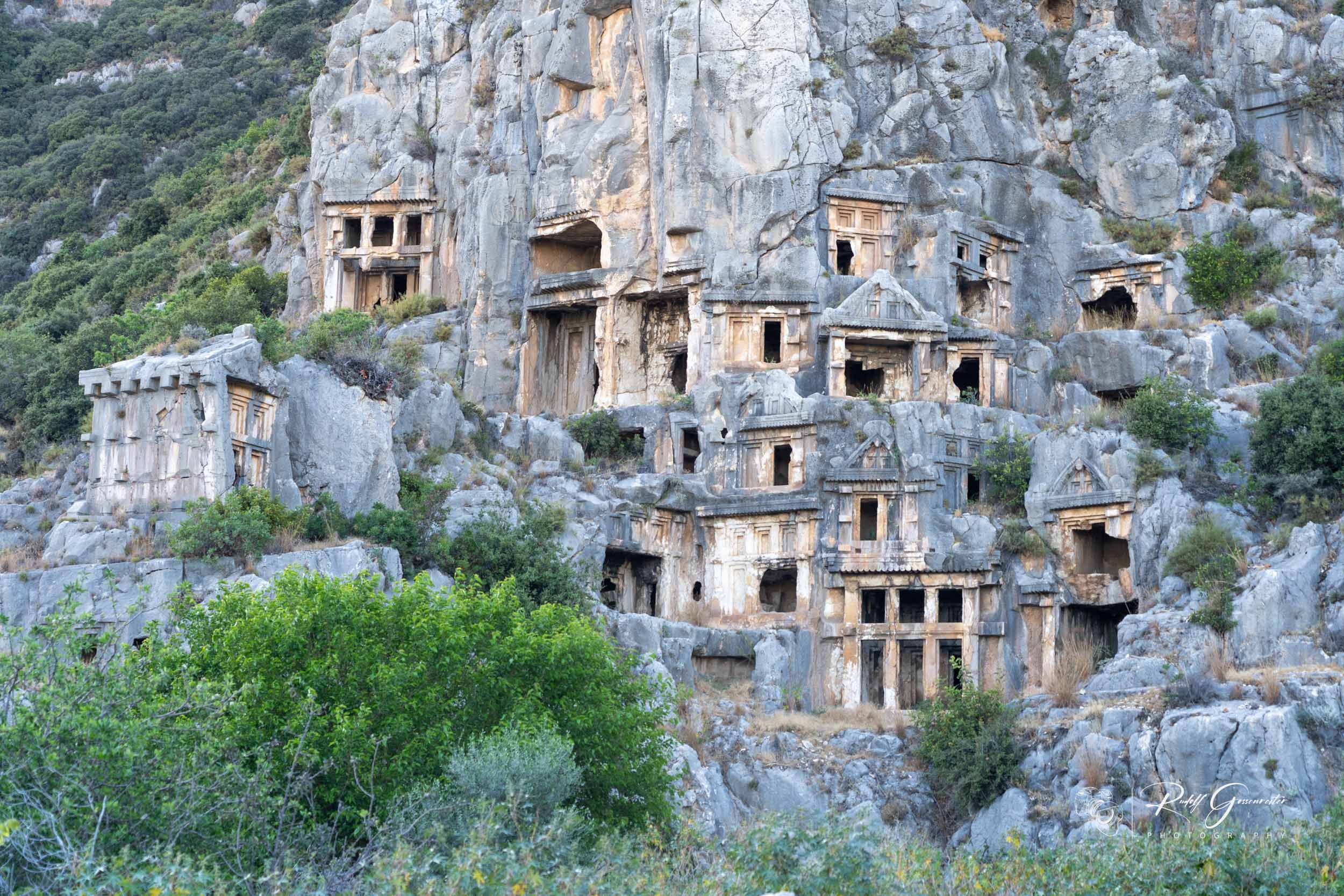 Lykische Felsengräber in Myra